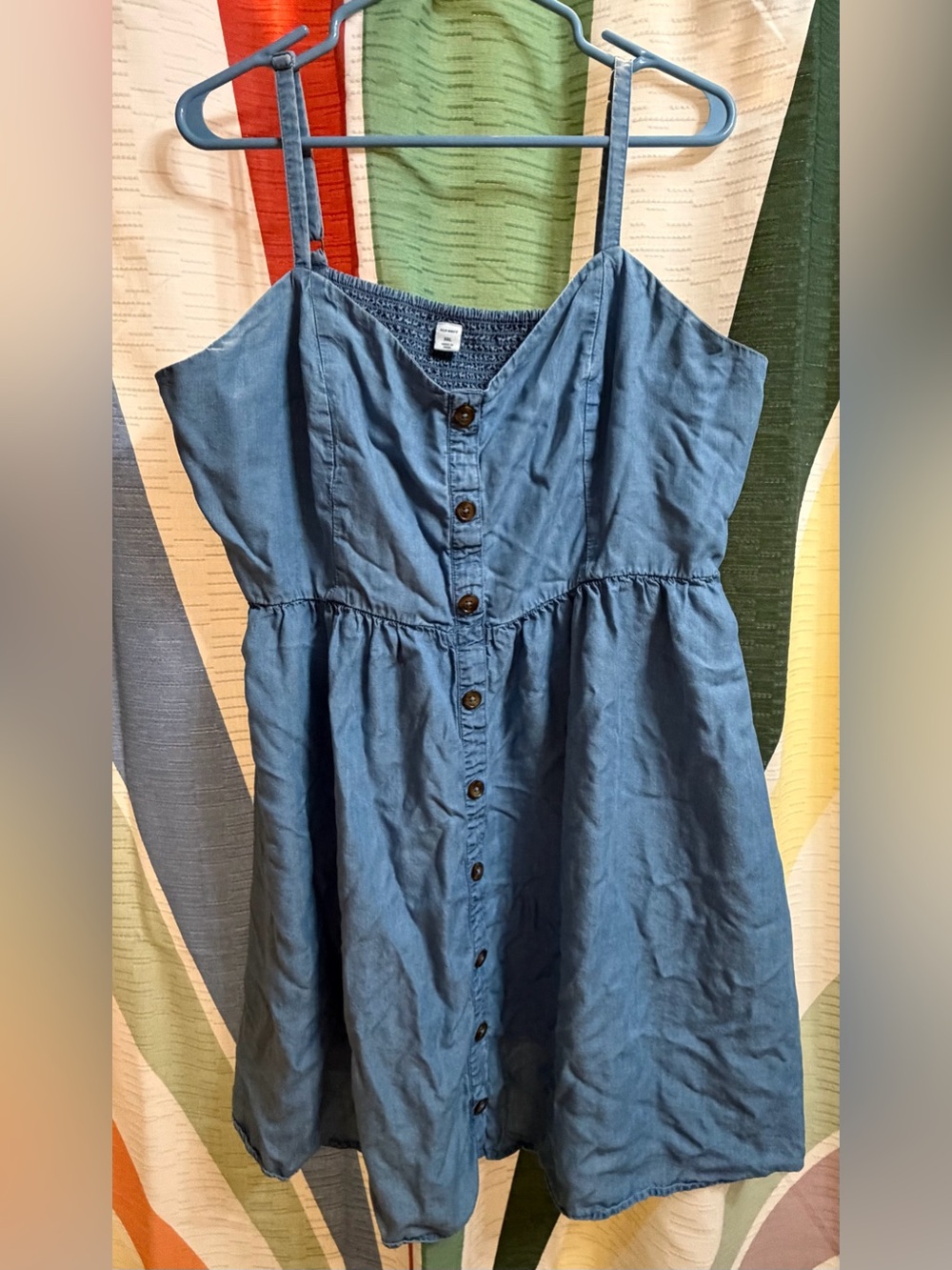 Old Navy Denim-Style Button-Front Dress